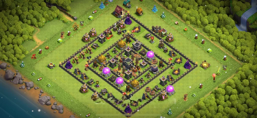 Clash Of Clans 9. Seviye Koy Duzeni Anti Dev Nedirinfo