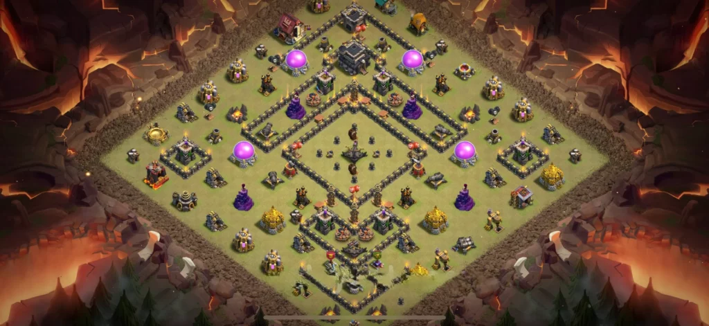 Clash Of Clans 9. Seviye Koy Duzeni Kaynak Korumasi Nedirinfo