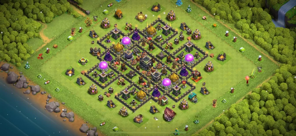 Clash Of Clans 9. Seviye Koy Duzeni Kupa Koruma Nedirinfo