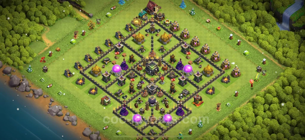 Clash Of Clans Belediye 9 Koy Duzeni Kaynak Korumasi Nedirinfo