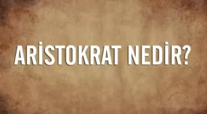 Aristokrat Ne Demek? Aristokratik Yapılanma Nedir? Aristokratik Güç Nedir?