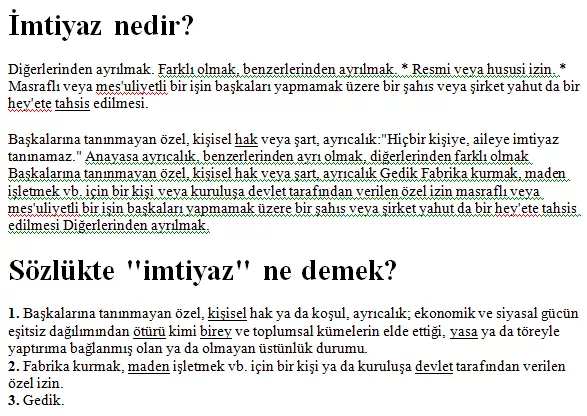 Idari Hukukta Imtiyaz Nedir